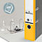 Classeur à levier 1080 LEITZ®, format A4, largeur du dos 80 mm, jaune