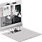Classeur à levier Active Style LEITZ®, format A4, largeur du dos 82 mm, 5 pièces, satin noir
