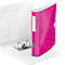 Classeur à levier Active WOW LEITZ®, format A4, largeur du dos 65 mm, rose