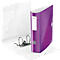 Classeur à levier Active WOW LEITZ®, format A4, largeur du dos 82 mm, 5 pièces, violet