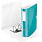 Classeur à levier Active WOW LEITZ®, format A4, largeur du dos 82 mm, bleu pétrole