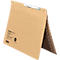 Classeur à levier Falken, format A4, pour jusqu'à 200 feuilles, perforation de la fente, agrafage d'autorité, carton recyclé, ivoire, 50 pièces