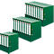 Classeur à levier maX.file protect herlitz, format A4, l. de la tranche 50 mm, 25 pièces, vert