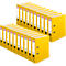 Classeur à levier maX.file protect herlitz, format A4, largeur du dos 80 mm, 20 pièces, jaune