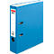 Classeur à levier maX.file protect herlitz, format A4, largeur du dos 80 mm, bleu-vert