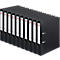 Classeur à levier maX.file protect plus herlitz, format A4, l. de la tranche 50 mm, 10 pièces, noir