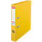 Classeur à levier Nr 1 Power Esselte - PP - A4 - dos 50 mm - étiquette de dos interchangeable - jaune