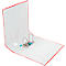 Classeur à levier smart ELBA, format A4, largeur du dos 80 mm, 10 pièces, rouge