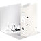 Classeur à levier WOW 1005 LEITZ®, format A4, largeur du dos 80 mm, blanc