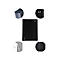 Classeur de bureau Exacompta 57007E, format A4, 7 compartiments, onglets 1-7, L 250 x H 330 mm, Ange Bleu, carton recyclé, noir