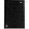 Classeur de bureau Exacompta 57007E, format A4, 7 compartiments, onglets 1-7, L 250 x H 330 mm, Ange Bleu, carton recyclé, noir