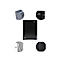 Classeur de bureau Exacompta 57032E, format A4, 32 compartiments, onglets 1-31, L 250 x H 330 mm, Ange Bleu, carton recyclé, noir