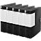 Classeur SOLID LEITZ®, format A4, largeur du dos 82 mm, 5 pièces, noir