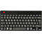 Clavier R-Go Compact Break, sans fil, QWERTY, témoin de pause LED, Bluetooth/USB, noir