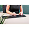 Clavier sans fil Cherry KW 9100 SLIM, QWERTZ, câble Bluetooth/USB, L 440 x P 130 x H 15 mm, noir-argenté