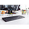 Clavier sans fil Cherry STREAM KEYBOARD WIRELESS, QWERTZ, pavé numérique, 10 touches supplémentaires, jusqu'à 10 m, USB-A, Ange bleu, noir