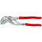 Une pince multiprise Knipex avec des poignées rouges, en acier, le texte "KNIPEX" et "56 03 180" est visible.