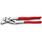 Une pince multiprise avec des poignées rouges, posée sur fond blanc. Le nom "KNIPEX" est visible sur l'outil.