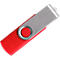 Clé USB C5, avec 1 x USB 3.0 et 1 x USB type-C, jusqu'à 4,8 Go/s, duplexable, capacité de stockage 16 Go, rouge