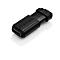 Clé USB PinStripe Verbatim, capacité de stockage 8 à 64 Go, avec mécanisme coulissant, 64 Go
