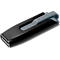 Clé USB Store n Go V3 Verbatim, USB 3.0, capacité de stockage 128 Go, mécanisme coulissant