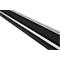 Gray strip with black, rough surface, diagonally from bottom left to top right. Details show the texture of the surface.