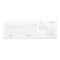 CleanKeys CK4W - Tastatur - mit Touchpad - kabellos - 2.4 GHz - Deutsch