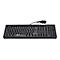 CleanType Easy Basic - Tastatur - USB - Deutsch - Schwarz