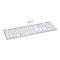 CleanType Easy Basic TKL-105-GCQ-IP68-KGEH-WHITE-USB-DE - Tastatur - USB - Deutsch - weiß
