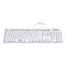 CleanType Easy Basic TKL-105-GCQ-IP68-KGEH-WHITE-USB-DE - Tastatur - USB - Deutsch - weiß