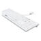 CleanType Easy Protect TKG-105-GCQ-IP68-KGEH-WHITE-USB - Tastatur - USB - Deutsch - weiß