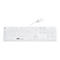CleanType Easy Protect TKG-105-GCQ-IP68-KGEH-WHITE-USB-US - Tastatur - USB - USA - weiß