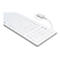 CleanType Prime Pro+ TKG-110-GCQ-PR-KGEH-WHITE-IP68-MAG-BACKL-USB-DE - Tastatur - hinterleuchtet - USB - Deutsch - weiß