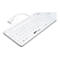 CleanType Prime Touch+ - Tastatur - mit Touchpad - waschbar - hintergrundbeleuchtet - USB