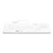 CleanType Prime Touch+ TKG-109-GCQ-PR-TOUCH-KGEH-WHITE-IP68-MAG-BACKL-USB-CH - Tastatur - mit Touchpad - waschbar - hintergrundbeleuchtet - USB