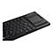 CleanType Xtra Touch WL - Tastatur - mit Touchpad - kabellos - 2.4 GHz - QWERTZ