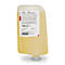 Cartouche de recharge avec 1000 ml de savon liquide beige CWS BestCream sur fond blanc.