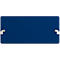 Tableau bleu foncé avec des supports blancs des deux côtés. Coins arrondis.