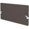 Panneau insonorisé rectangulaire marron avec des supports blancs sur les coins.