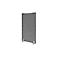 Cloison acoustique, autoportante, classe d'absorption acoustique C, L 1000 x P 25 x H 1800 mm, voile d'insonorisation, gris chiné