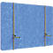 Cloison acoustique de bureau AKUSTIX Vario, classe d'absorption acoustique B, épaisseur 18 mm, sans fixations, L 1600 x H 600 mm, feutre PET, bleu