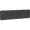 Cloison acoustique de bureau AKUSTIX Vario Eco, classe d'absorption acoustique B, épaisseur 12 mm, sans pinces, L 1600 x H 400 mm, feutre PET, anthracite