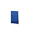Cloison de séparation Aluna, 1000 x 1400 mm, bleu