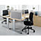 Cloison de séparation de table Aluna, 1600 x 400 mm, gris