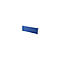 Cloison de séparation de table Aluna, 800 x 400 mm, bleu