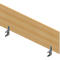 Cloison de séparation de table ARLON-OFFICE, 1400 mm, coloris hêtre