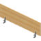 Cloison de séparation de table ARLON-OFFICE, 1600 mm, coloris hêtre