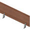 Cloison de séparation de table ARLON-OFFICE - l. 1400 x H 420 mm - noyer Canaletto