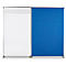 Cloison de séparation magnetoplan, L 1000 x P 350 x H 1800 mm, acrylique double face/métal, avec bande magnétique, base en T, blanc