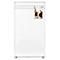 Cloison de séparation magnetoplan, L 1000 x P 350 x H 1800 mm, acrylique double face/métal, avec bande magnétique, base en T, blanc